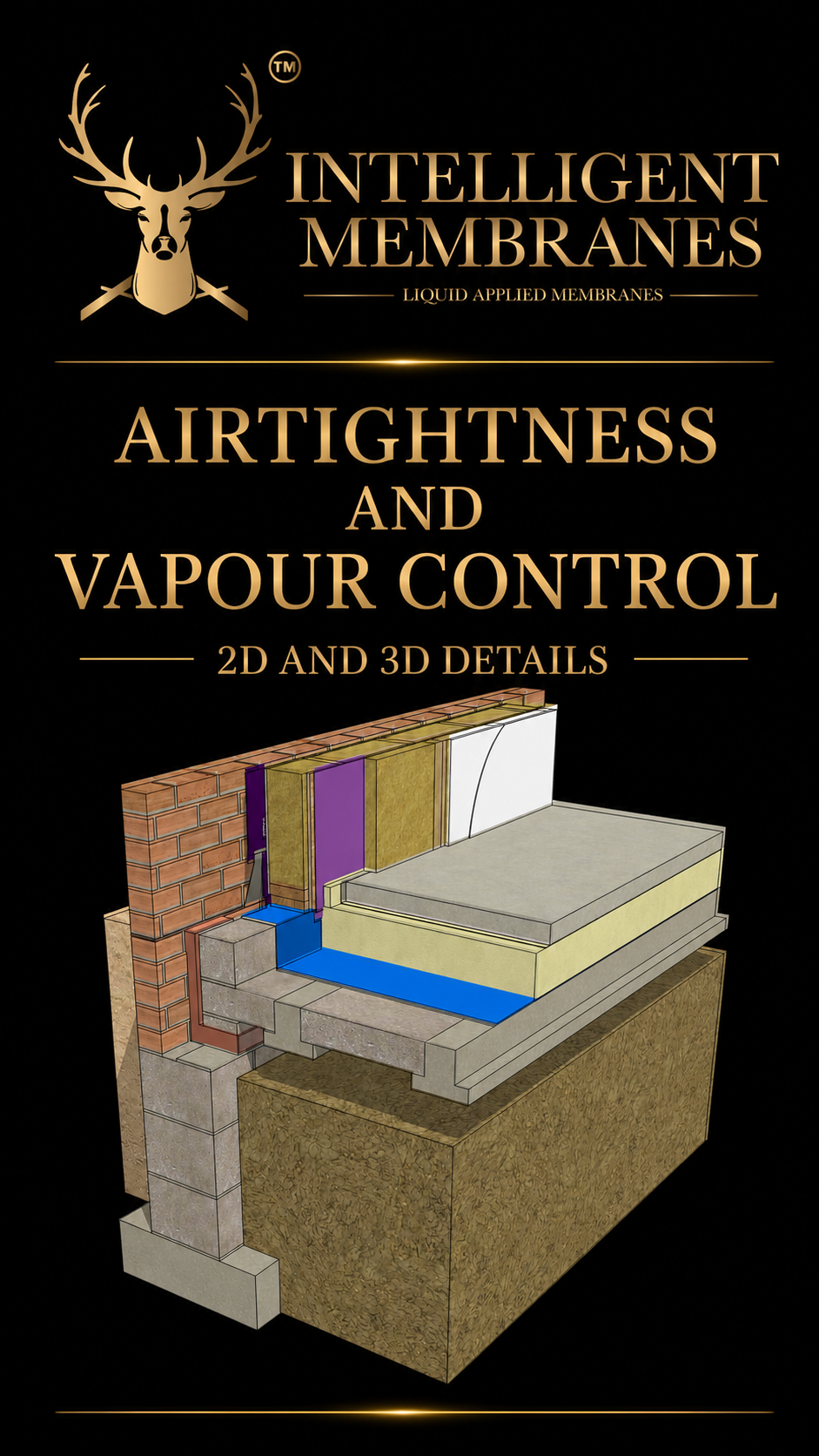 Airtightness and vapour control technical details — Passive Purple detail drawings booklet (mobile)