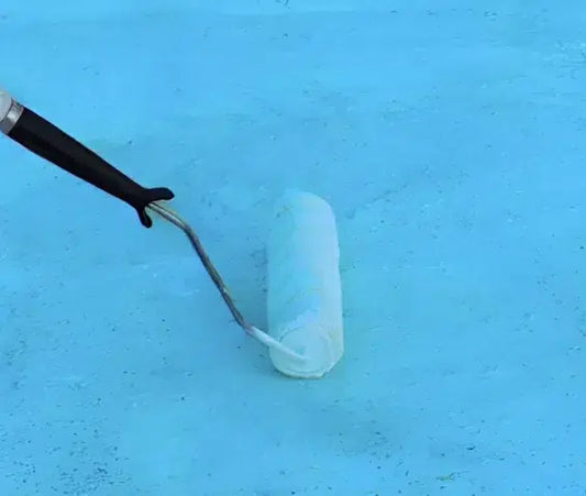 Roll applied waterproof paint