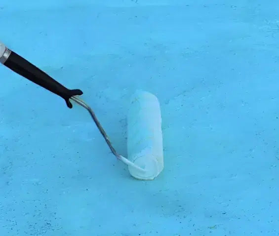 Roll applied waterproof paint